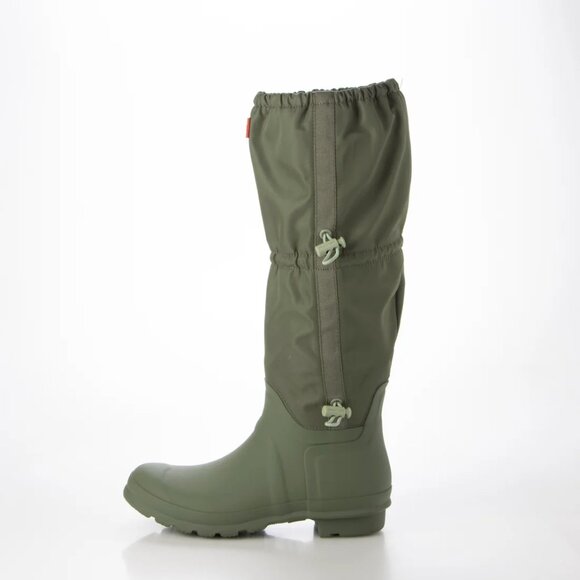 NEW HUNTER Original Tall Travel Boots in lichen green/everglade green 261 6T8 - Picture 6 of 8